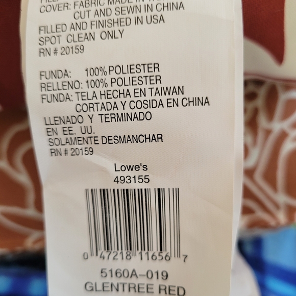 Brand New 2 Outdoor Pillows - Picture 3 of 3